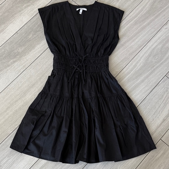 Derek Lam 10 CrosbyTora Cotton Shirred Minidress Size 2 EUC